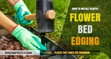Install Plastic Edging for Perfect Flower Beds