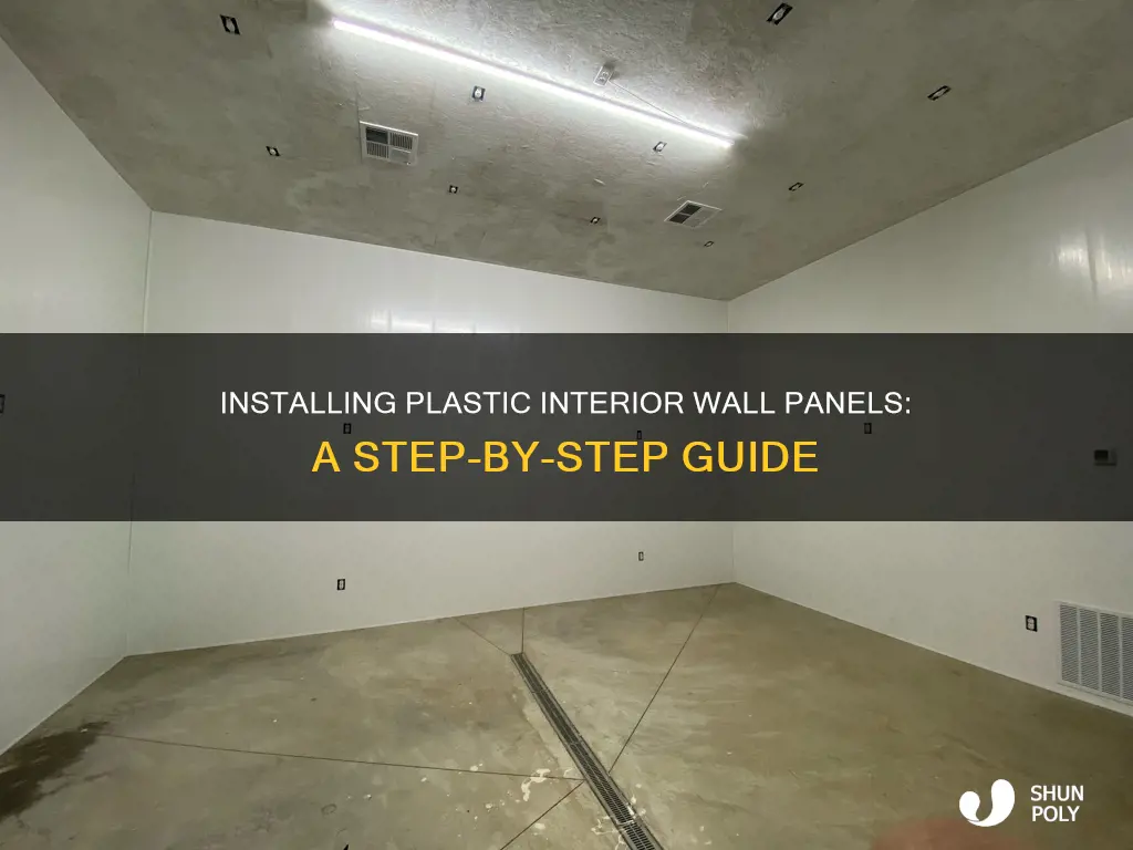 how to install plastic interior wall panels