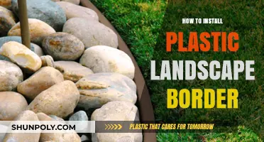 Easy Steps to Install Plastic Landscape Border