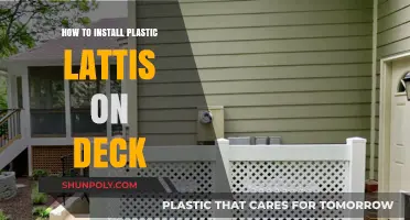 The Perfect Guide to Installing Plastic Lattices on Your Deck