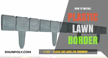 Easy Steps to Install Plastic Lawn Borders