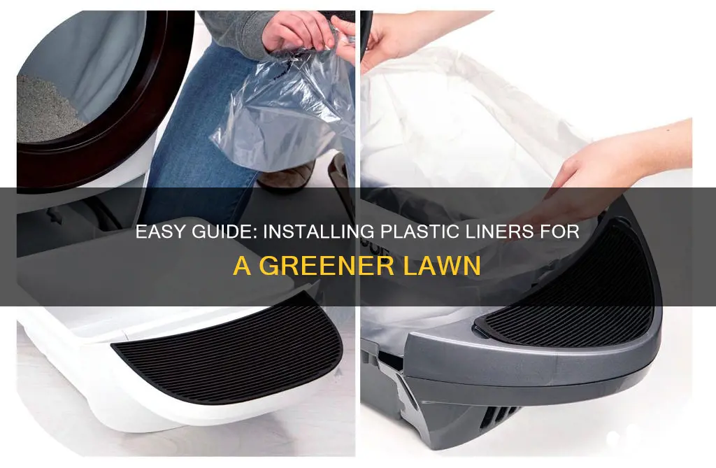 how to install plastic liner for lawn