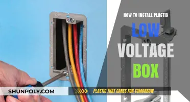 Installing Plastic Low-Voltage Boxes: A Simple Guide