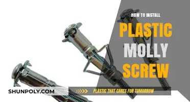 The Easiest Way to Install Plastic Molly Screws