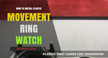 Installing a Plastic Movement Ring Watch: A Step-by-Step Guide