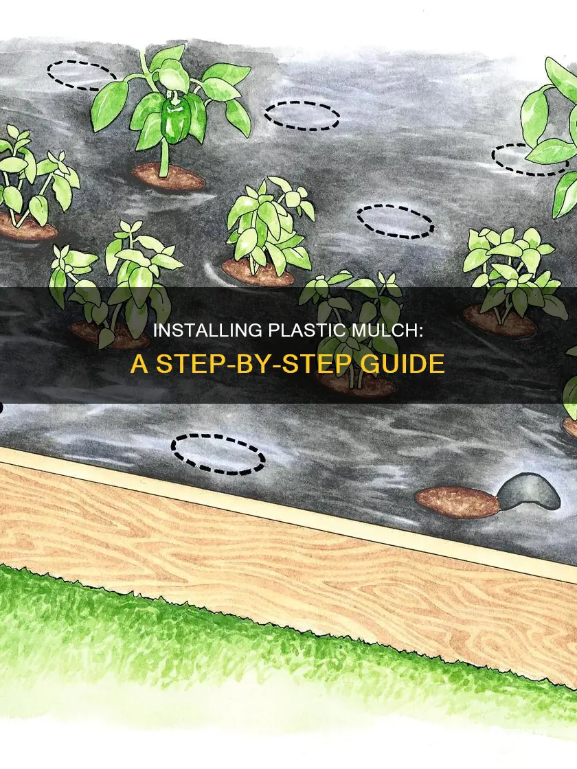 how to install plastic mulch by hand