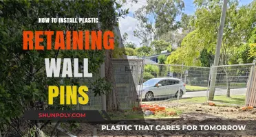 Easy Guide: Installing Plastic Retaining Wall Pins