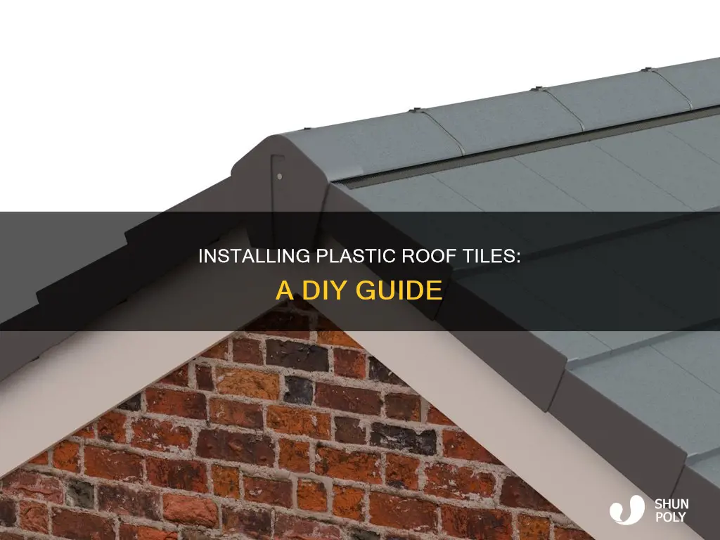 how to install plastic roof tiles