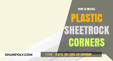 Installing Plastic Sheetrock Corners: A Simple Guide