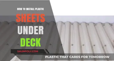 The Perfect Guide to Installing Plastic Sheets Under Your Deck