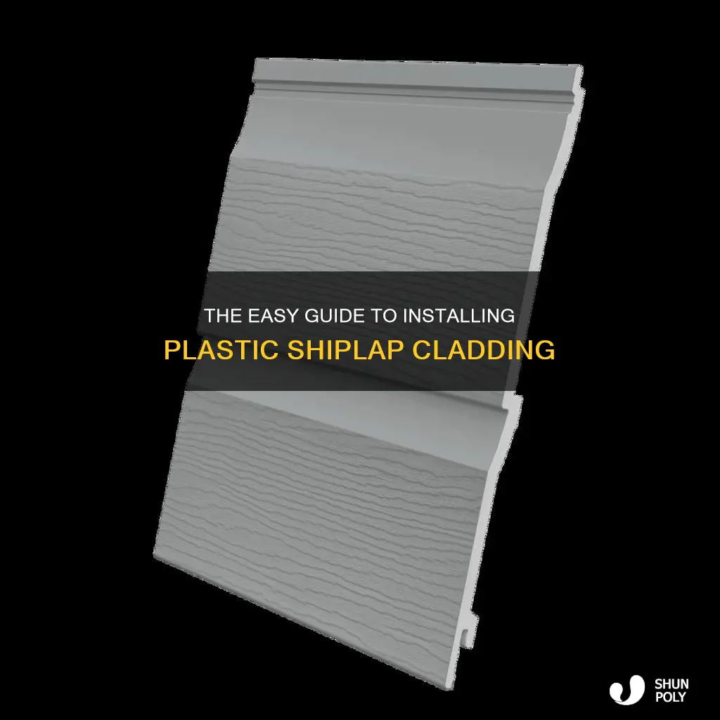 how to install plastic shiplap cladding
