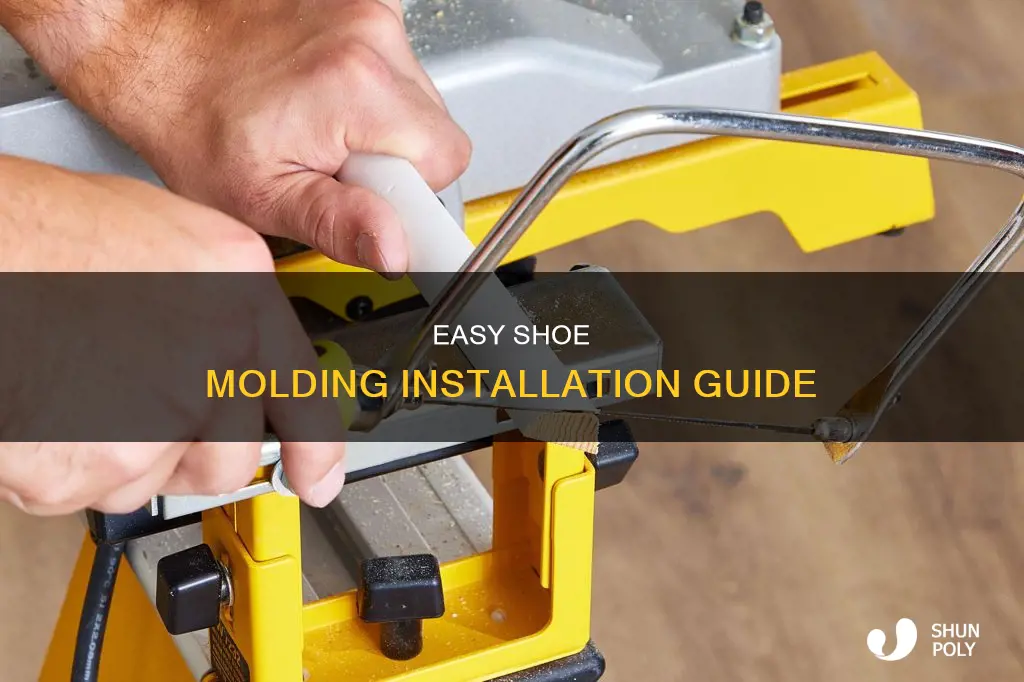how to install plastic shoe molding