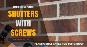 The Ultimate Guide to Installing Plastic Shutters with Screws