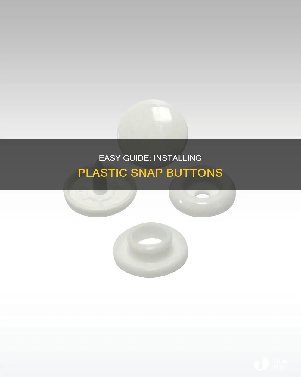 how to install plastic snap buttons