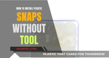 Install Snaps Easily: No-Tool Method for Plastic Fasteners