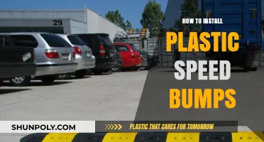 Easy Installation: Plastic Speed Bumps