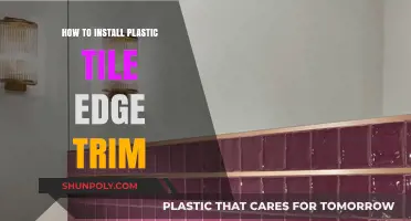 Easy Guide: Installing Plastic Tile Edge Trim