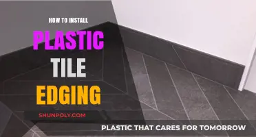 Installing Plastic Tile Edging: A Simple DIY Guide