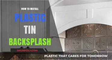 Easy Guide: Installing Plastic Tin Backsplash