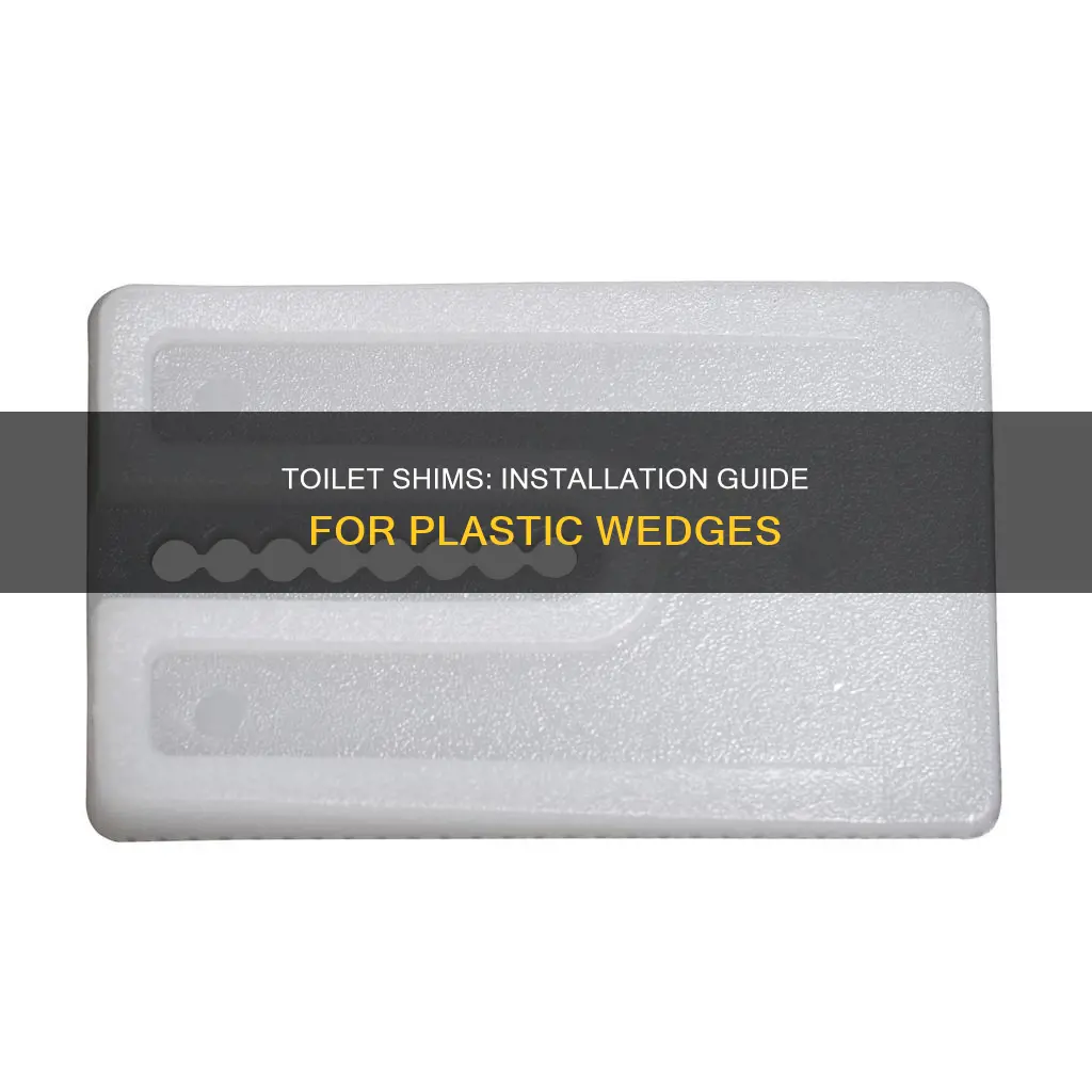 how to install plastic toilet shims