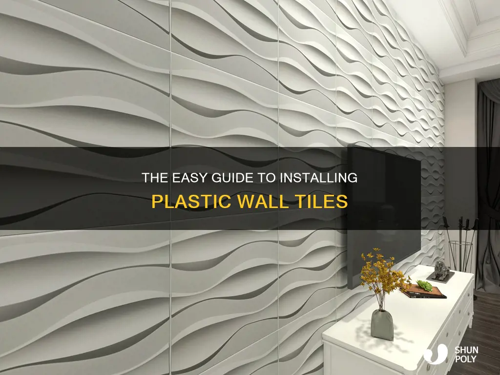 how to install plastic wall tiles