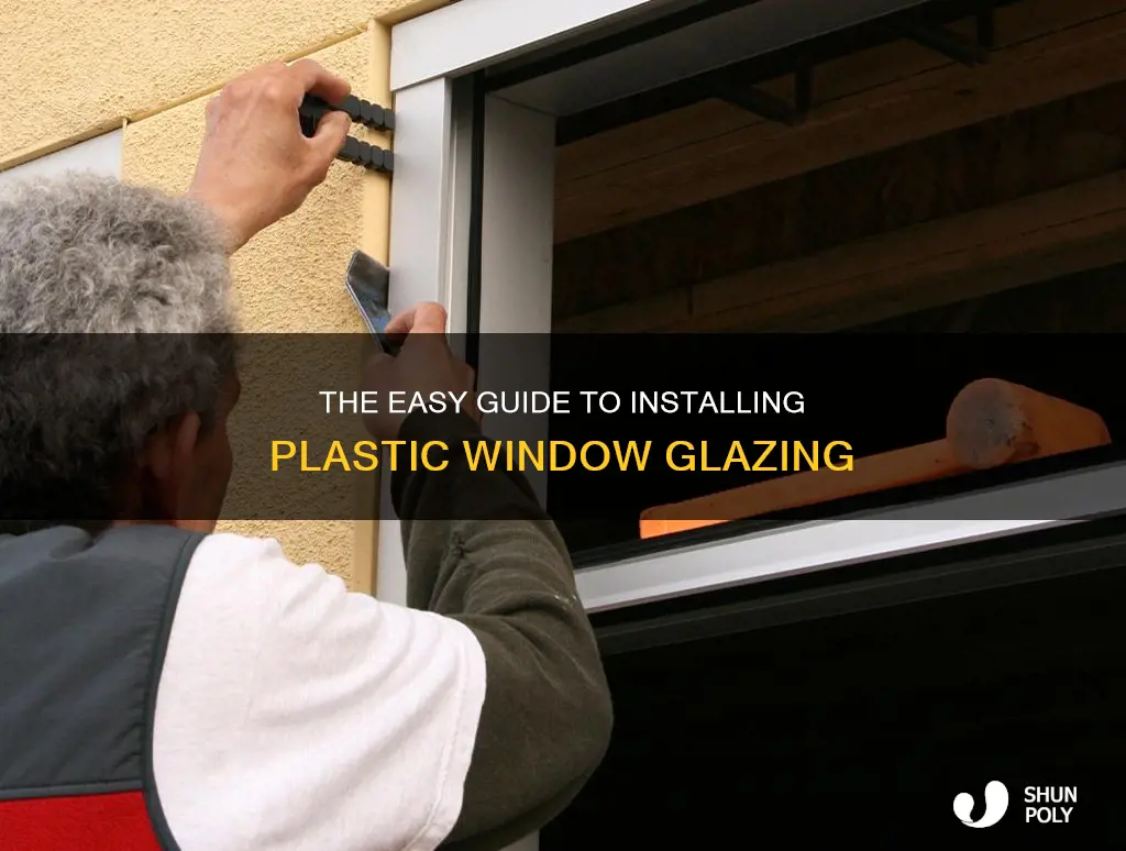 how to install plastic window glazing