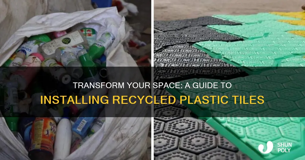 how to install recycled plastic tiles