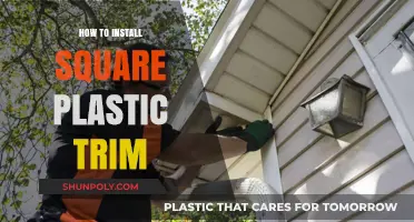 Easy Installation: Square Plastic Trim in 3 Steps