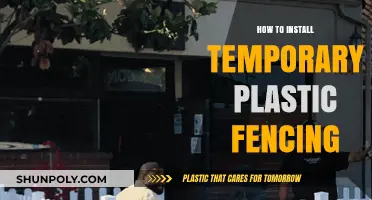 Quickly Install Temporary Plastic Fencing
