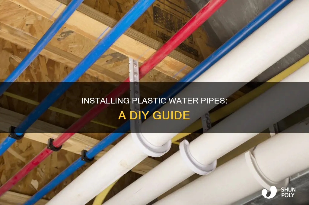 how to install water pipes plastic