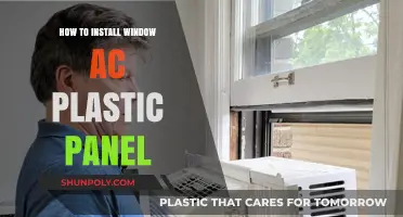 Easy Window AC Plastic Panel Installation Guide