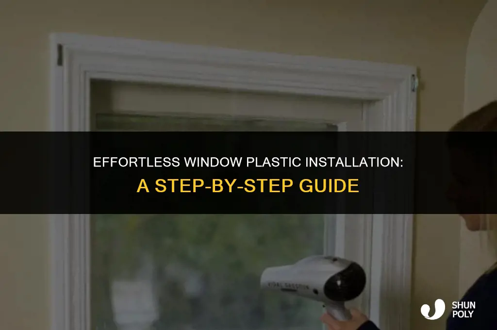 how to install window plastic