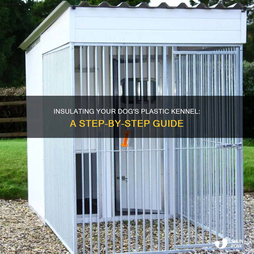 how to insulate a plastic dog kennel