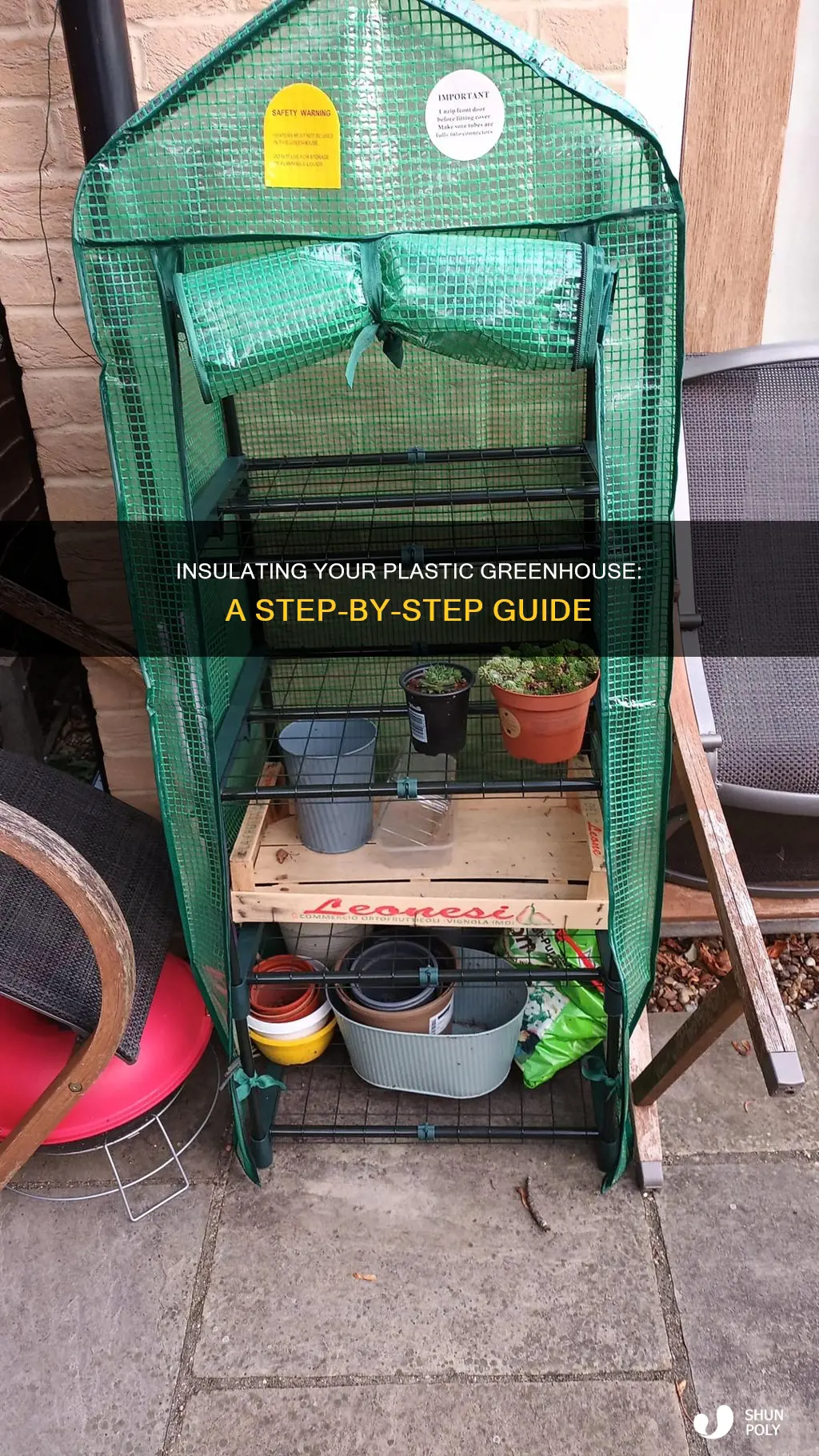 how to insulate a plastic greenhouse