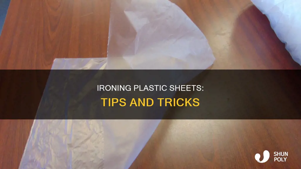 how to iron plastic protective sheets