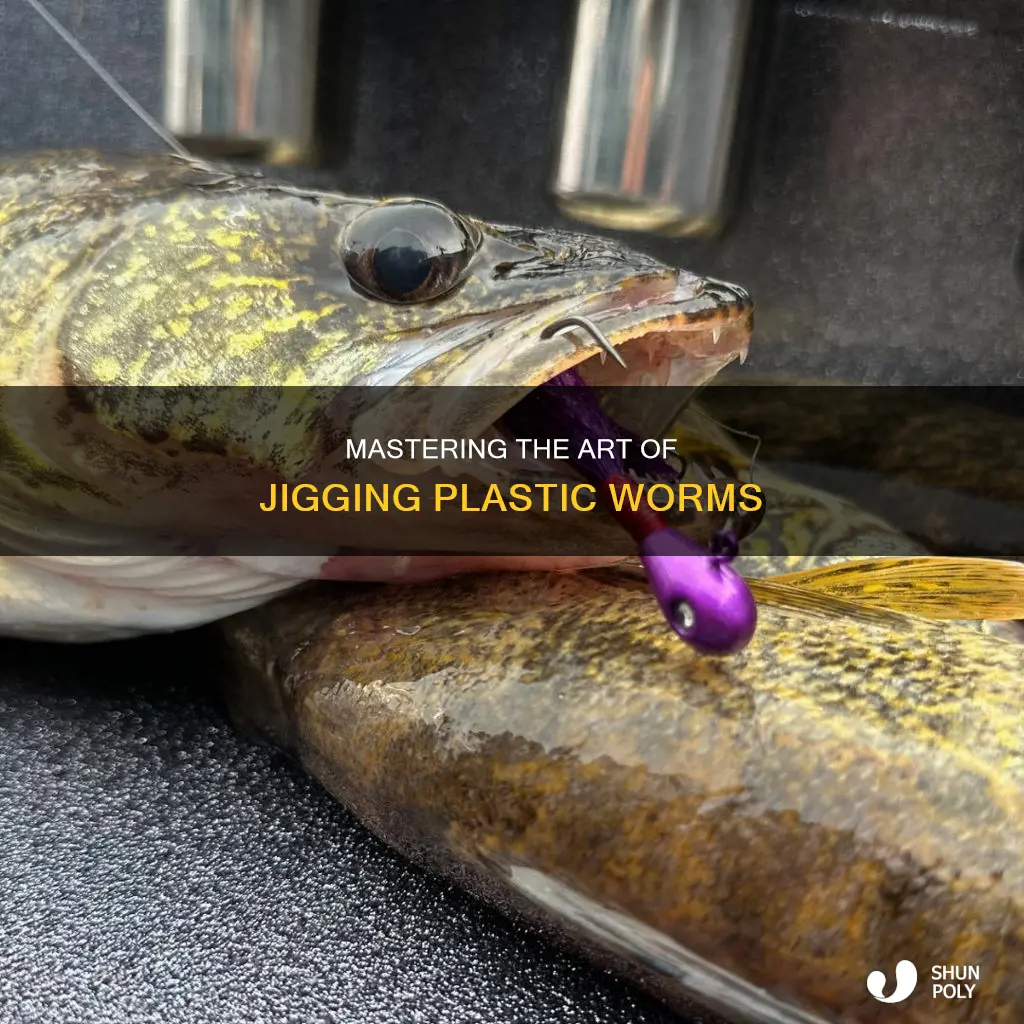 how to jig a plastic worm
