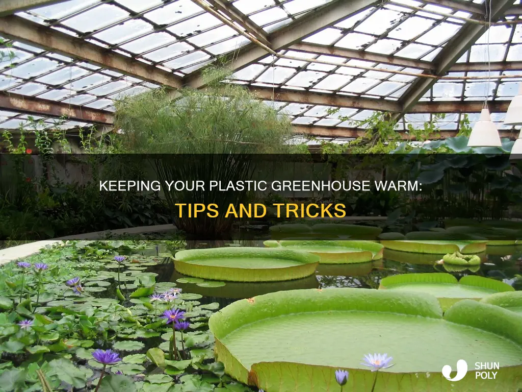 how to keep a plastic greenhouse warm