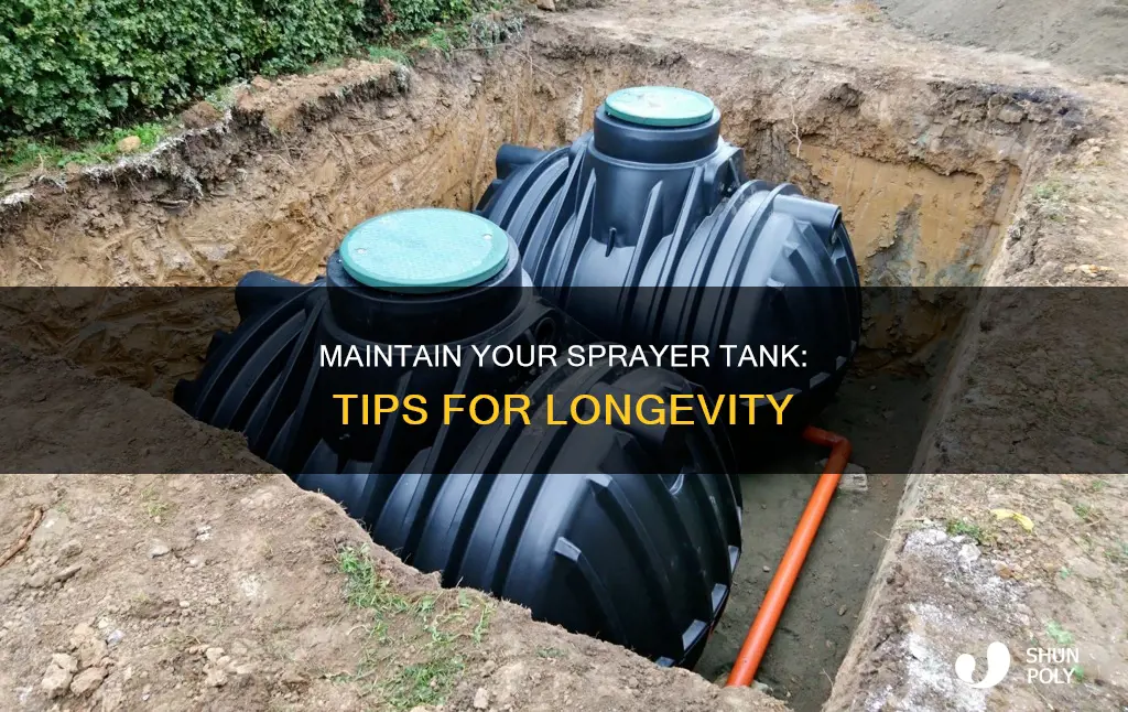 how to keep a plastic sprayer tank