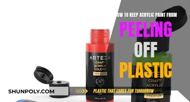Preventing Acrylic Paint Peel-Off on Plastic: A Guide