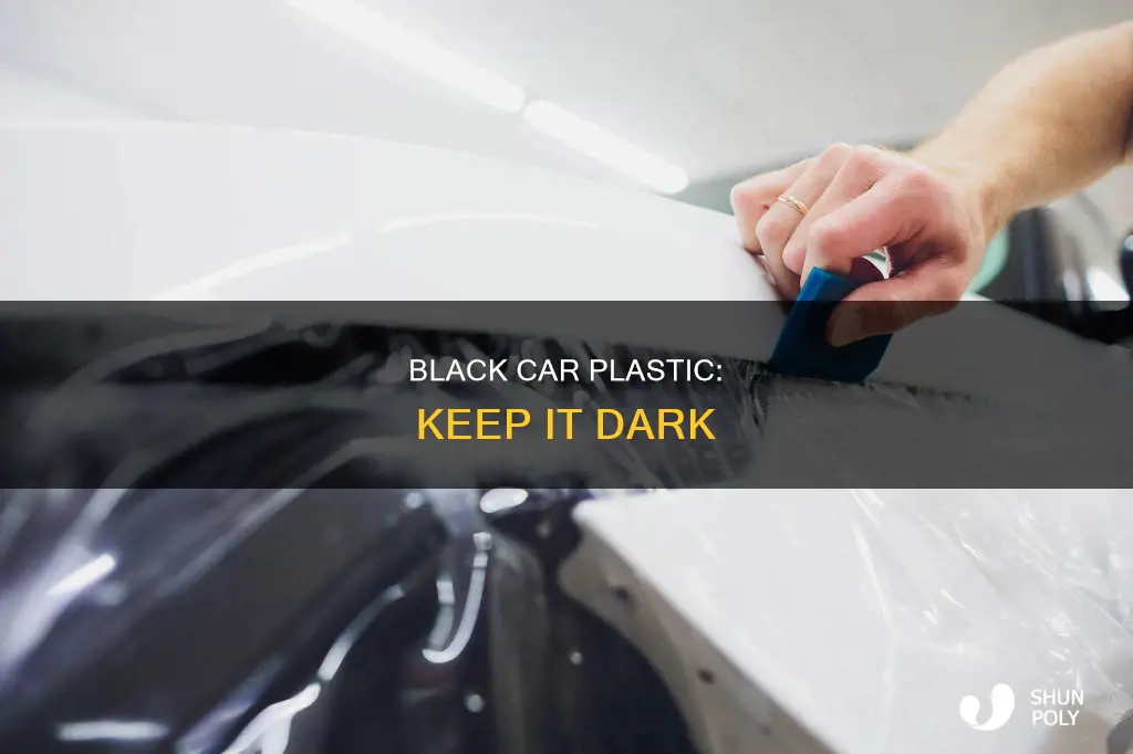 how to keep car plastic black