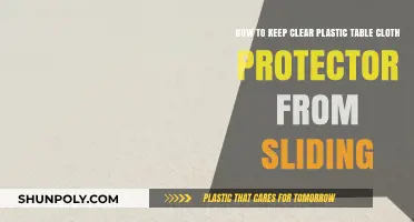Prevent Sliding: Tips to Secure Your Clear Plastic Tablecloth Protector