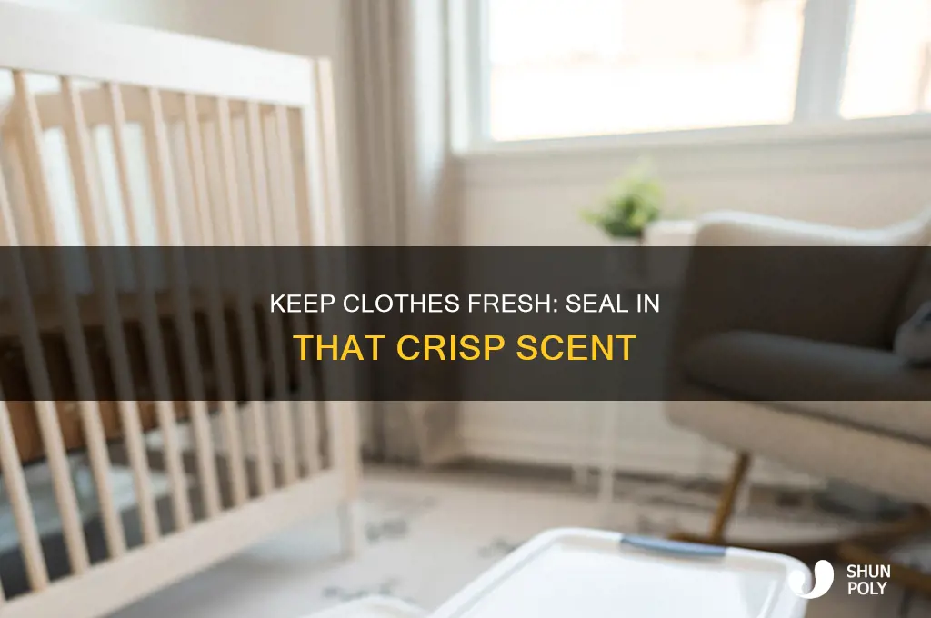 how to keep clothes freas in plastic containers