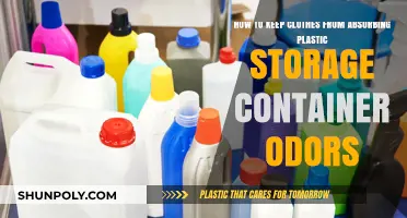 Preventing Plastic Container Odors on Your Clothes