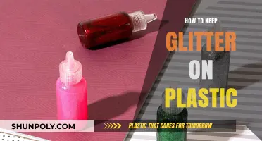 The Magic Trick to Keep Glitter on Plastic
