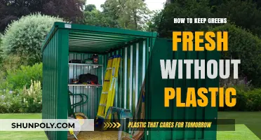 Keep Greens Fresh and Crisp, Plastic-Free