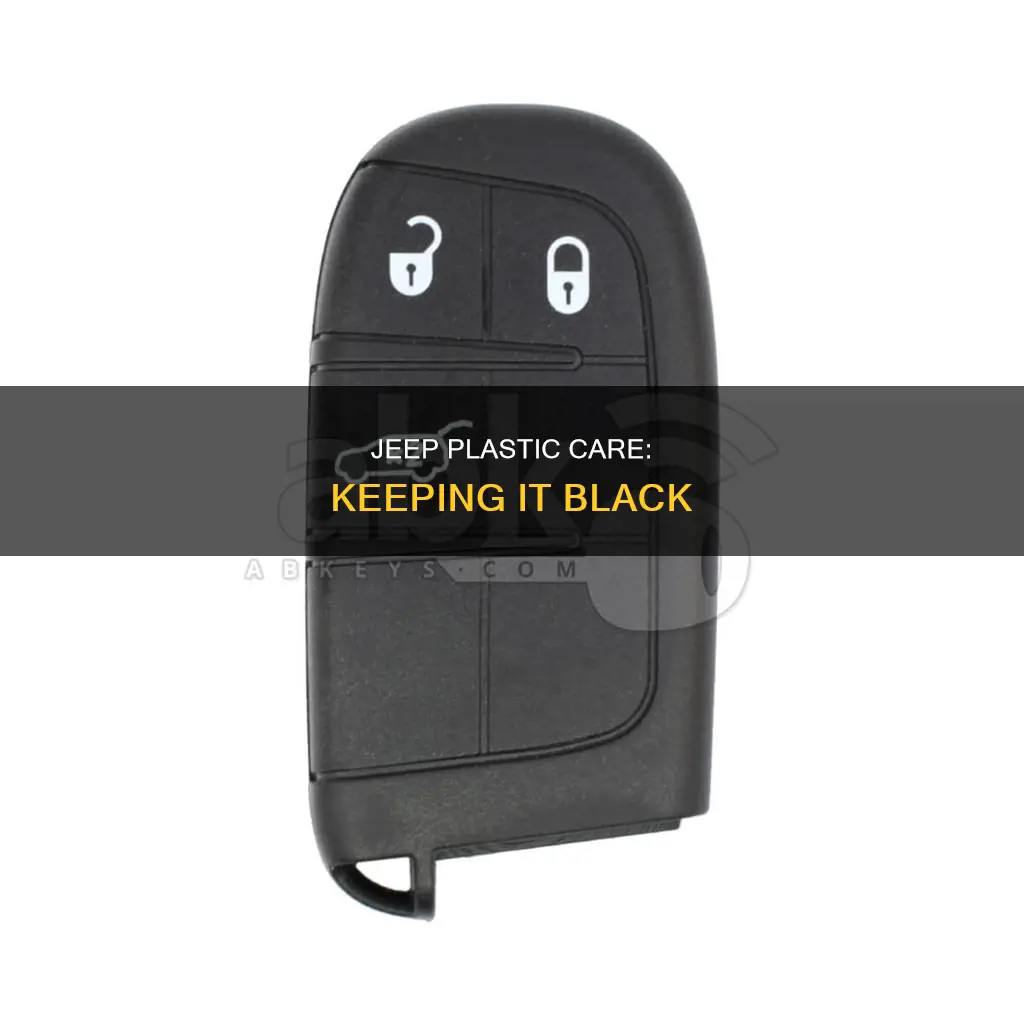 how to keep jeep plastic black