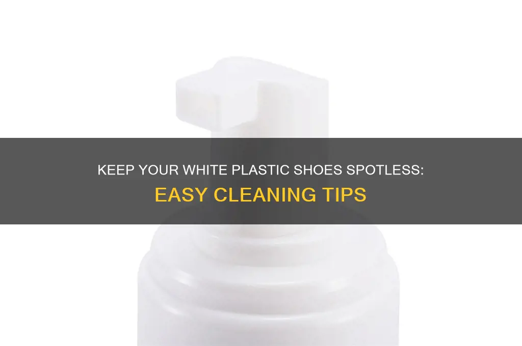 how to keep my plastic white shoes clean