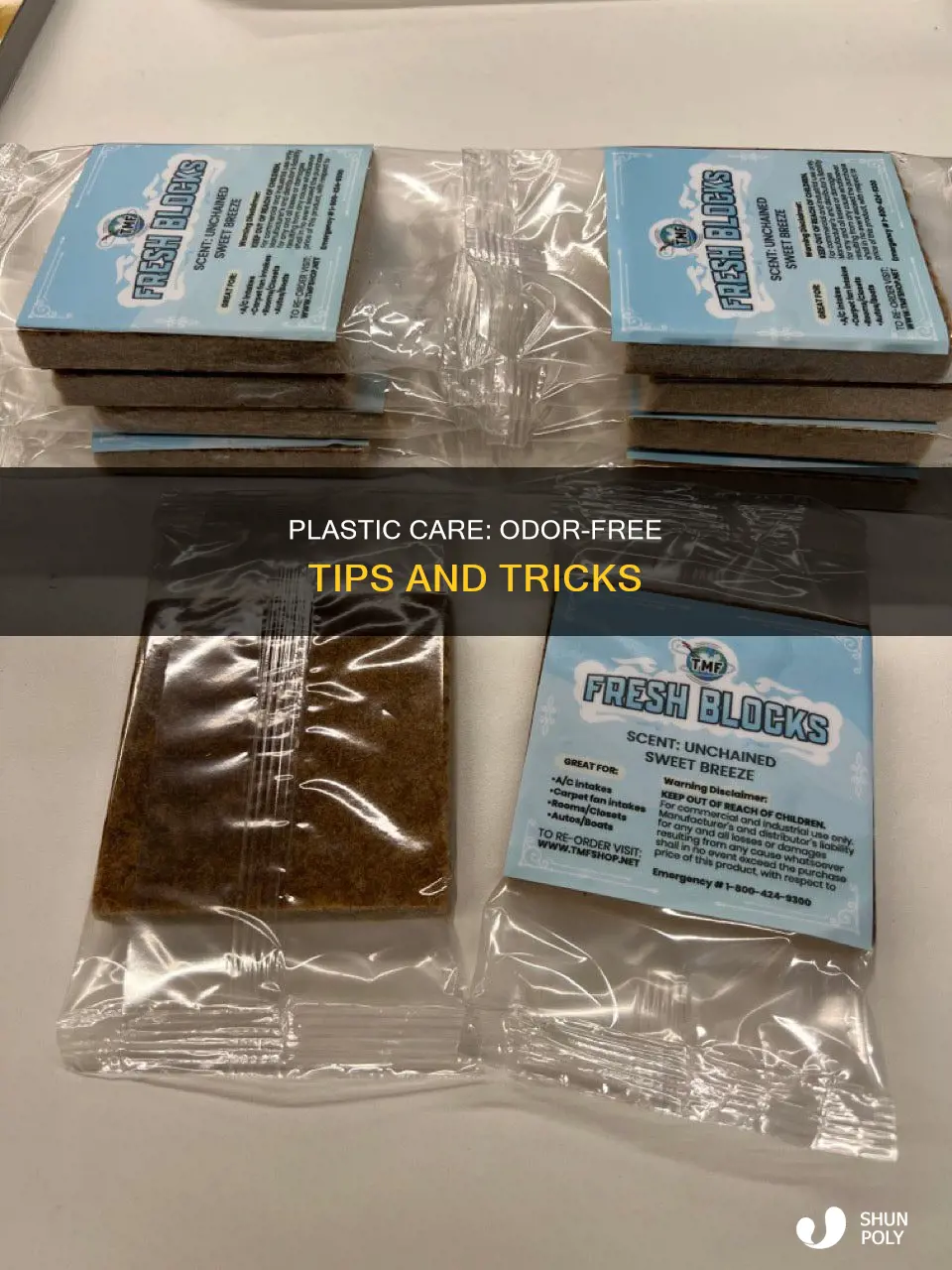 how to keep odors off of plastic