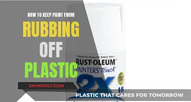 Prevent Paint Rubbing Off Plastic: A Comprehensive Guide