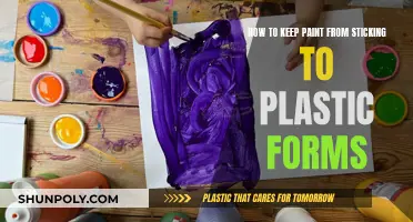 Prevent Paint Sticking to Plastic Forms: Tips and Tricks